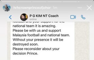 Pan Gon hantar laporan pada TMJ?