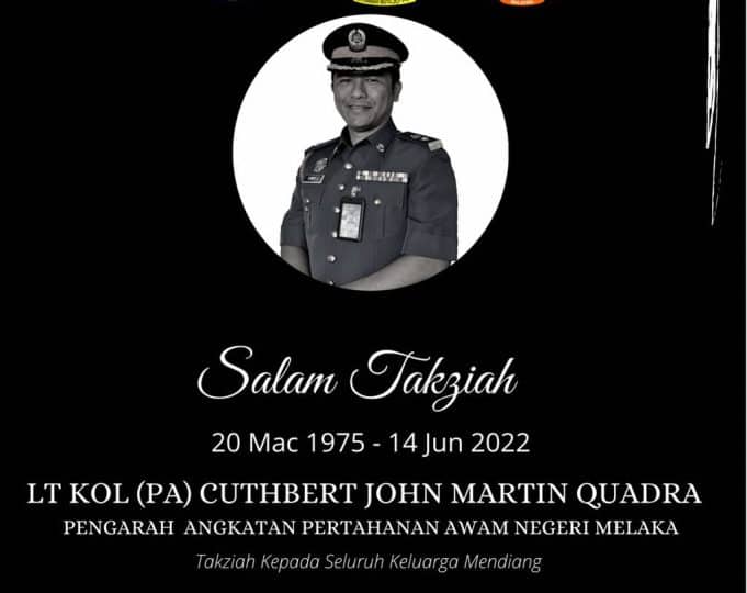 Pengarah APM Melaka meninggal dunia