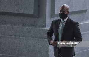 The former Chief Executive Officer of 1MDB, Arul Kanda Kandasamy arrives at the Kuala Lumpur Court Complex. PIX: HAZROL ZAINAL / MalaysiaGazette / 14 JUNE 2022.