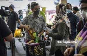 Fahmi Fadzil di Program Jualan Amal Prihatin Rakyat Mydin