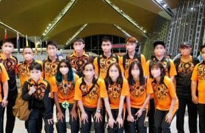 Kontinjen Malaysia berlepas ke London