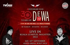 Tiket Konsert Dewa 19 habis dijual dalam tempoh sejam