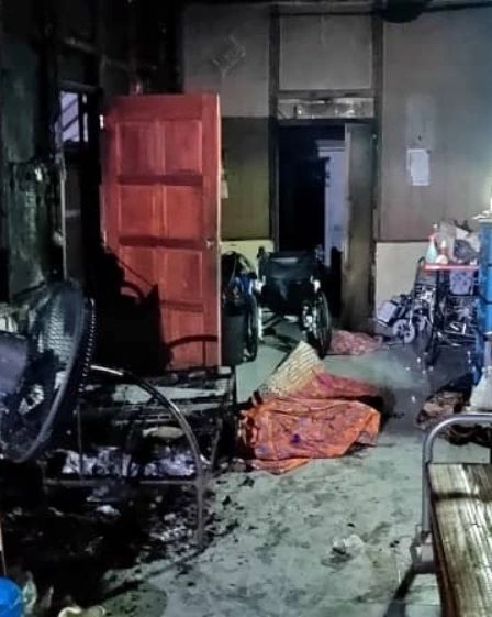 Warga Emas Rentung Rumah Terbakar Di Tangkak 