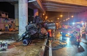 Tiga beranak maut dalam kemalangan di Kota Kinabalu