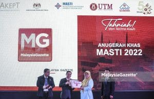 MG Terima Anugerah Khas MASTI 2022