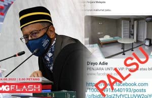 Najib Hilang Kerusi Pekan Dalam 14 Hari. Tiada Penjara VIP, Semua Sama- Jabatan Penjara #MGFlash