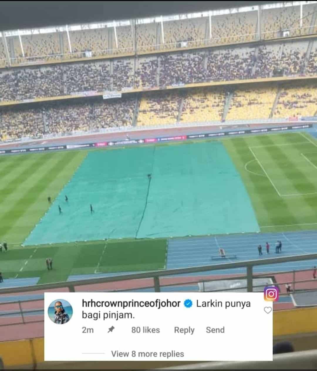 TMJ pinjamkan kanvas Stadium Larkin kepada SNBJ