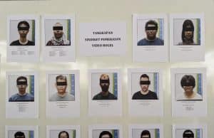 Sindiket ugut video bogel tumpas, 14 individu diberkas