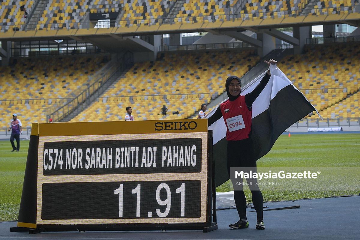 Aksi Azeem Catat 10.25s Di Pentas Final Sukma 2022