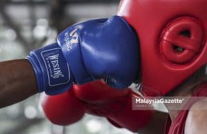 Sukma2022 | Aksi Petinju-Petinju di Gelanggang Akhir