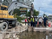 Pembinaan sistem pembentungan di Jalan Teluk Sisek siap akhir tahun