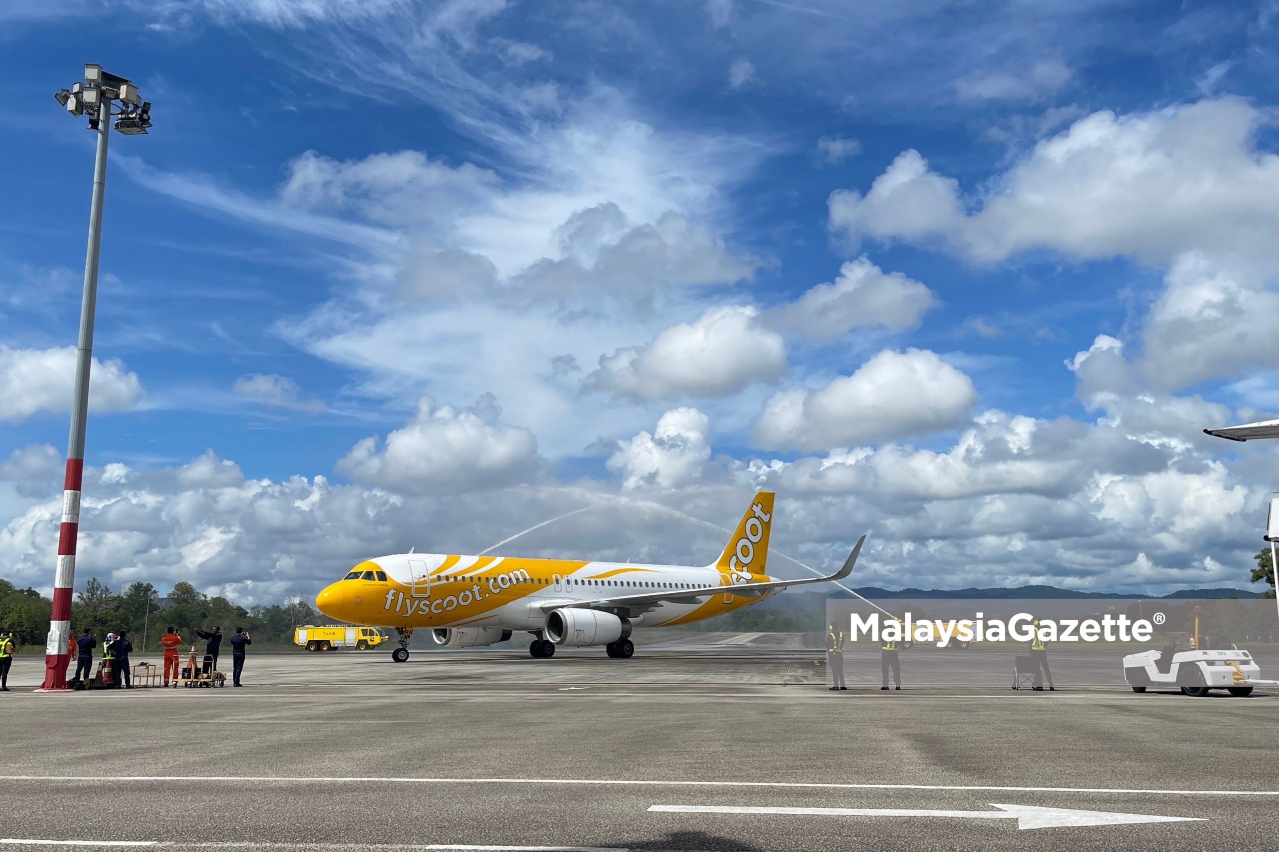 Scoot punggah keluar bagasi penumpang ke Xi’an akibat angin kencang