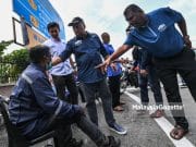 Calon BN Taiping, Kamunting bantu mangsa kemalangan