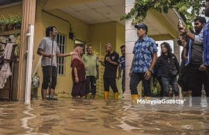 KJ Tinjau Mangsa Banjir di Sungai Buloh #PRU15