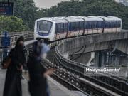 Perkhidmatan LRT Kelana Jaya alami gangguan akibat PIES disambar petir