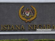 Idrus Harun tiba di Istana Negara