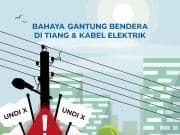 Jangan pasang bahan kempen pada premis TNB