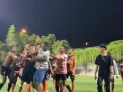 Lima lelaki ditahan polis kerana bergaduh semasa main bola