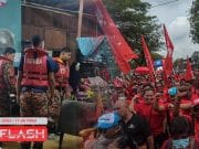 Semua Pihak Dinasihat Berkempen Dengan Berhemah. Ban Pecah Lagi Di Tanjung Karang #MGFlash