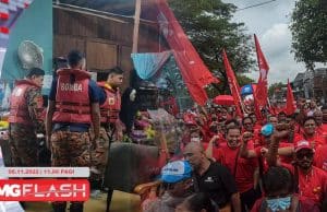 Semua Pihak Dinasihat Berkempen Dengan Berhemah. Ban Pecah Lagi Di Tanjung Karang #MGFlash