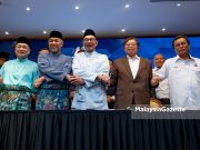Anwar, Zahid, Abang Johari Selesai Tandatangani Permuafakatan Kerajaan Perpaduan