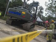 Tidak menemui petunjuk keberadaan mangsa walaupun tanah runtuh digali ke paras asal