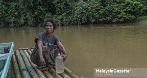 Orang Asli Suku Temiar Sungai Wias air tercemar