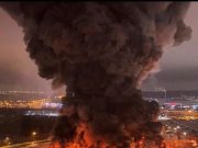 Seorang terkorban dalam kebakaran pusat beli-belah di Moscow