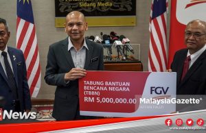 MGNews: FGV Sumbang RM5 Juta Kepada Tabung Bantuan Bencana Negara