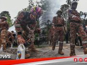 Kepenatan Terserlah, Namun Pasukan Bomba Gigih Terokai Lokasi Tanah Runtuh