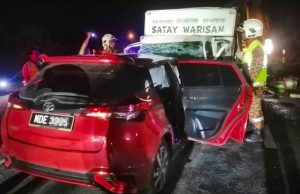 Ibu dan anak maut, nahas dua kenderaan bertembung