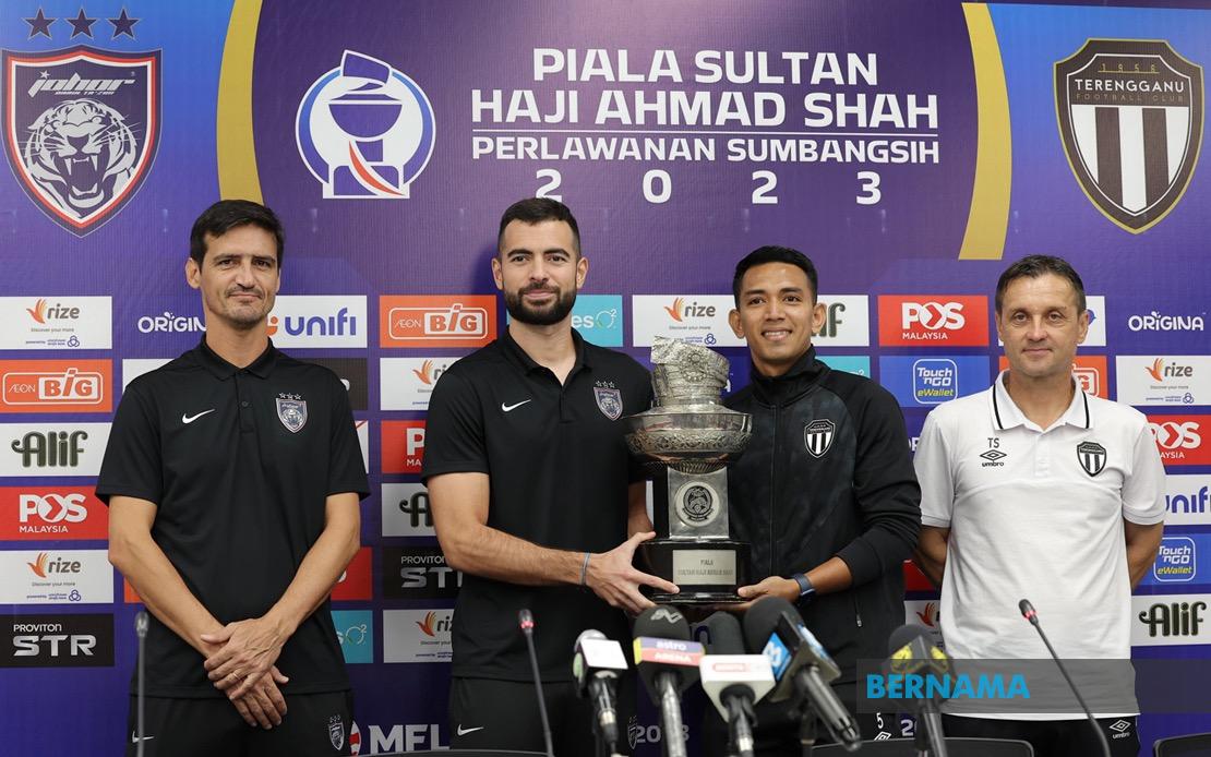 JDT optimis mampu pertahankan Piala Sultan Haji Ahmad Shah malam esok