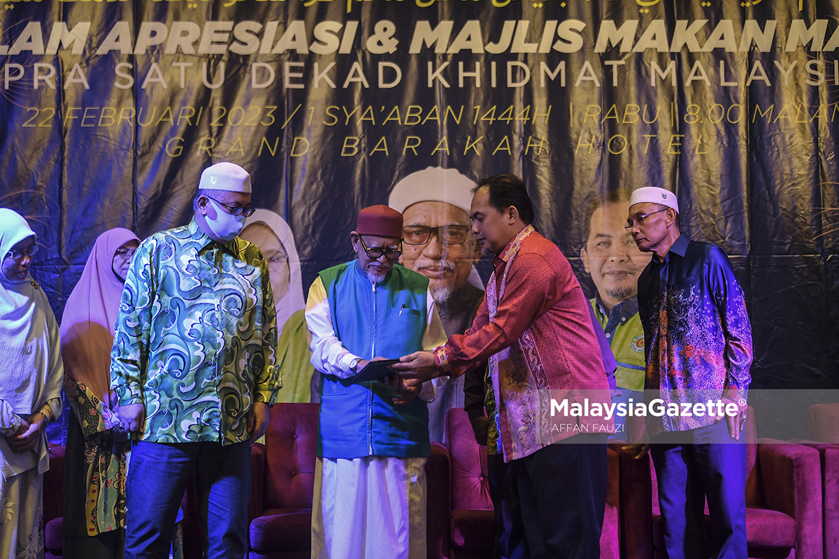 Hadi Awang Hadir Malam Apresiasi Pra Satu Dekad Khidmat Malaysia