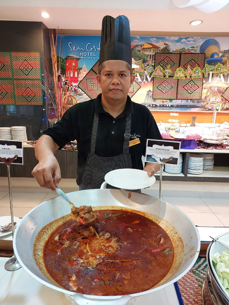 Daging gulai kawah kampung Hotel Seri Costa Melaka