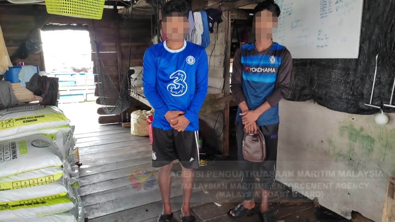 Dua warga Myanmar tiada pasport tapi kerja sangkar ikan