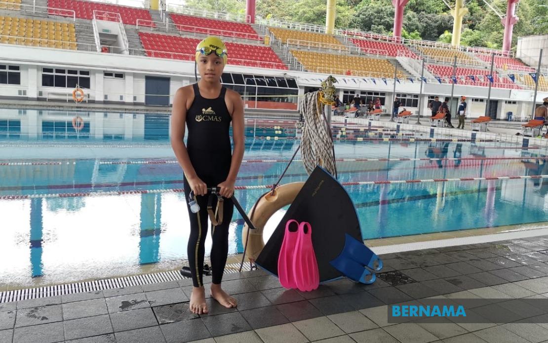 ‘Duyung’ cilik 11 tahun, atlet termuda Malaysia di Sukan SEA Kemboja