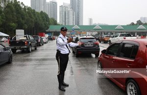 Aliran trafik kini perlahan arah timur, utara – LLM