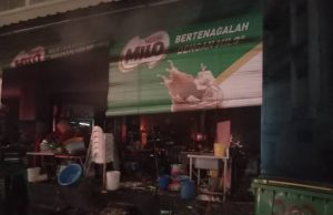 Bilik pekerja di restoran musnah dalam kebakaran