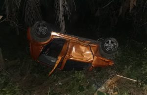 Kereta jatuh gaung, seorang kanak-kanak maut