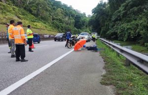 Kakak maut, adik parah dalam kejadian motosikal terbabas