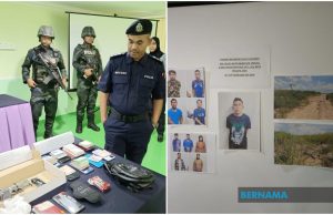 PGA rampas pistol bersama peluru hidup daripada sekumpulan warga asing