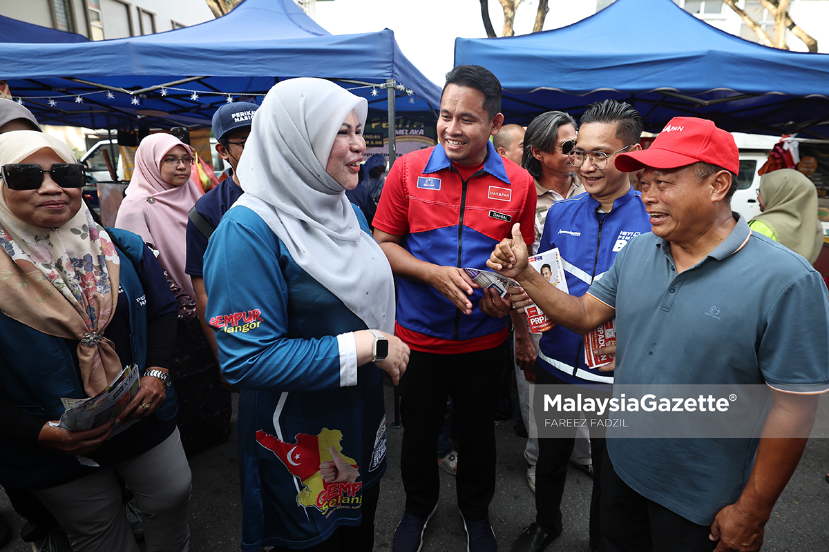 Walkabout Calon PN, PH dan MUDA di Pasar Malam Seksyen 19