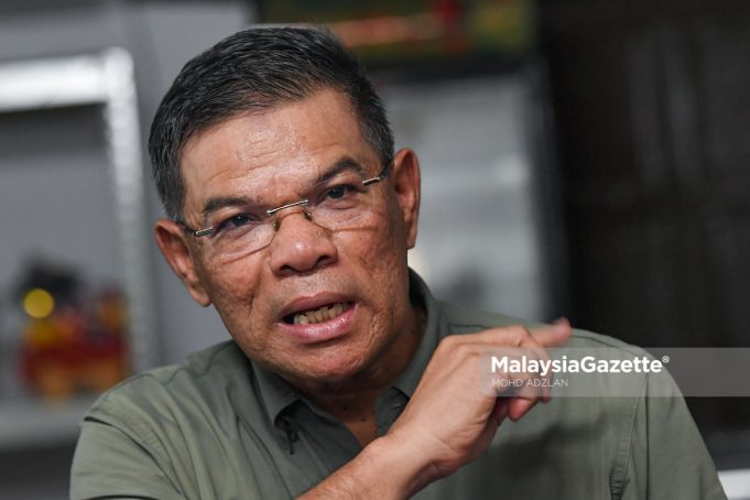 Menteri Dalam Negeri, Datuk Seri Saifuddin Nasution Ismail bercakap kepada media selepas membantu calon Barisan Nasional (BN) N.08 Pedu, Datuk Seri Mahdzir Khalid berkempen sempena Pilihan Raya Negeri Ke-15 (PRN15) Kedah di Naka, Kuala Nerang, Kedah. Foto MOHD ADZLAN, 06 OGOS 2023.