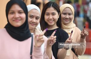 Lima negeri catat peratusan keluar mengundi lebih 60 peratus setakat 4 petang