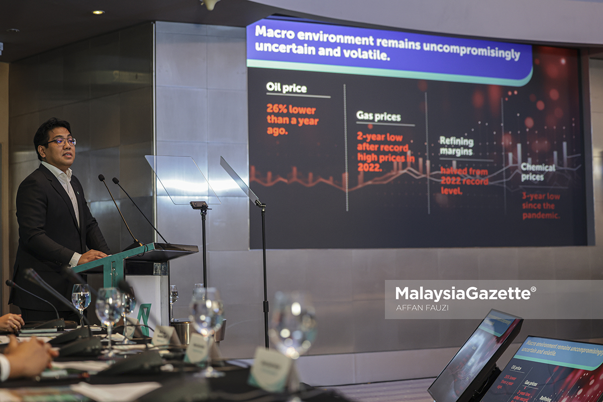 Pendapatan Petronas susut sedikit kepada RM170.3 bilion pada separuh pertama 2023