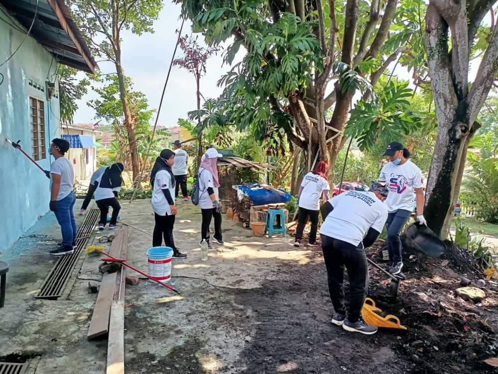 Southern Volunteers Johor baik pulih 280 buah rumah
