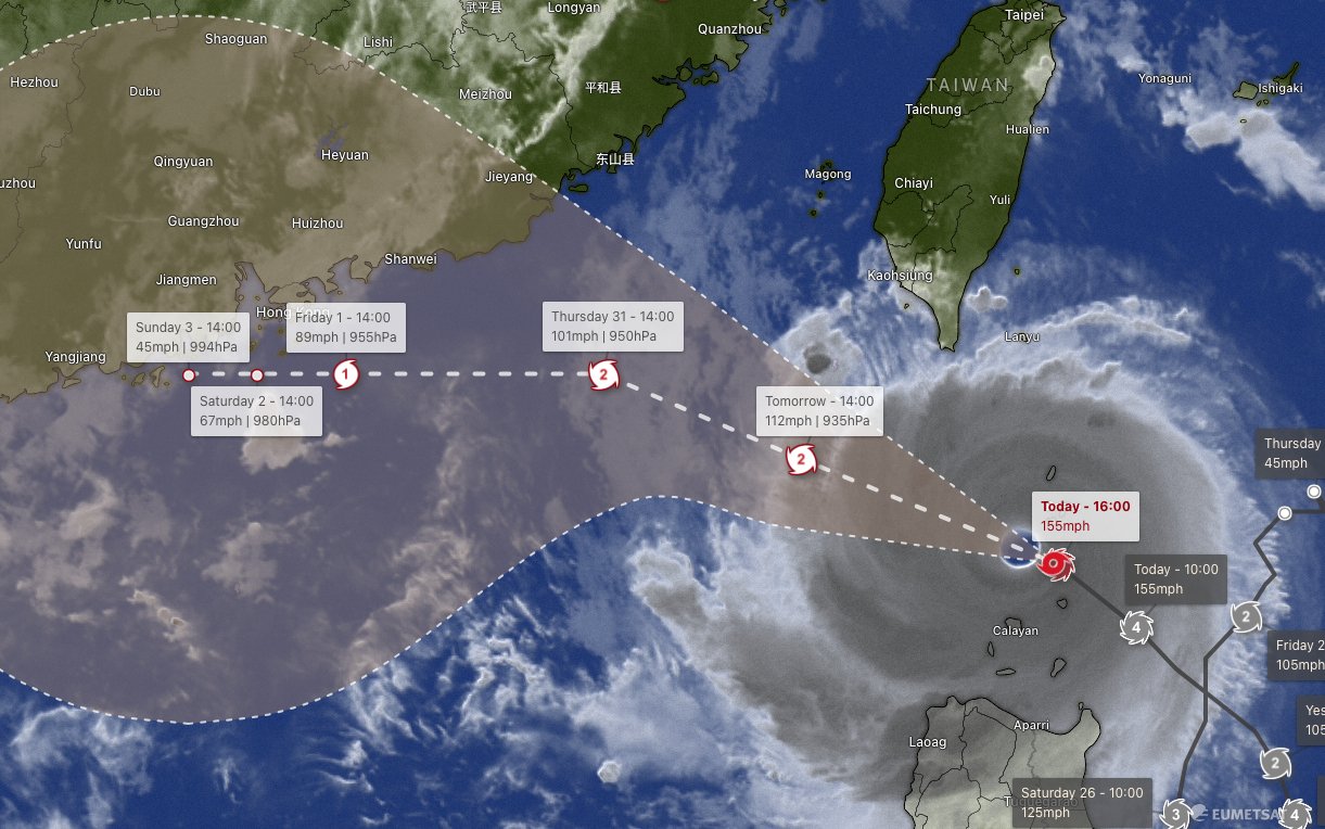 Taufan Saola melanda Filipina, hampiri Taiwan dan China