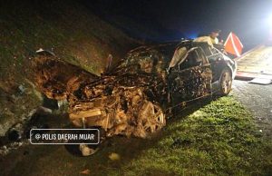 Lelaki, bayi berusia 45 hari maut nahas dekat Pagoh