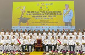 Mahasiswa perintis PALAPES UTeM dapat pangkat Leftenan Muda Rejimen Askar Wataniah