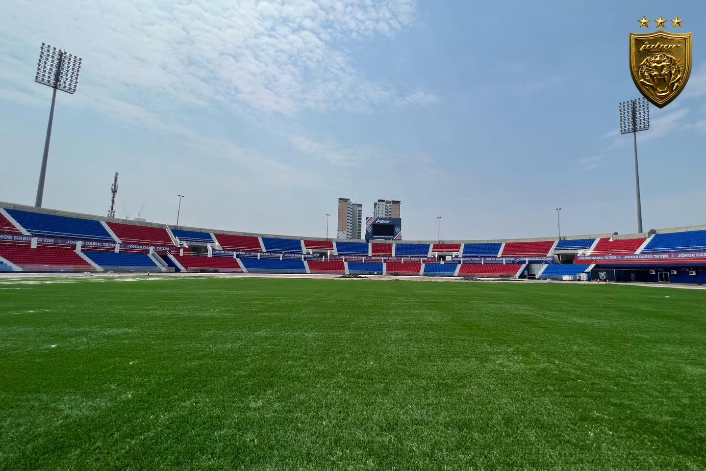 JDT bina stadium pertama guna padang hibrid di Stadium Tan Sri Dato’ Haji Hassan Yunos